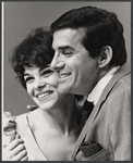 Alexandra Berlin and Pat Harrington in publicity for the stage production Happiness Is Just a Little Thing Called a Rolls Royce