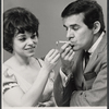 Alexandra Berlin and Pat Harrington in publicity for the stage production Happiness Is Just a Little Thing Called a Rolls Royce