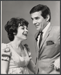 Alexandra Berlin and Pat Harrington in publicity for the stage production Happiness Is Just a Little Thing Called a Rolls Royce