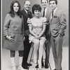 Hilda Brawner, John McGiver, Phoebe Dorin, Lee Bergere and Pat Harrington in the stage production Happiness is Just a Little Thing Called a Rolls-Royce