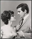 Alexandra Berlin and Pat Harrington in publicity for the stage production Happiness Is Just a Little Thing Called a Rolls Royce