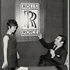 Phoebe Dorin and Ray Fulmer in the stage production Happiness is Just a Little Thing Called a Rolls-Royce