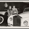 Hilda Brawner and Pat Harrington in publicity for the stage production Happiness Is Just a Little Thing Called a Rolls Royce