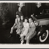 John McGiver, Lee Bergere, Hilda Brawner, Alexandra Berlin and Pat Harrington in publicity for the stage production Happiness Is Just a Little Thing Called a Rolls Royce