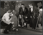 Marguerite Piazza and unidentified others in the stage production Happy as Larry