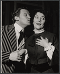 Burgess Meredith and Marguerite Piazza in the stage production Happy as Larry
