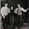 Marguerite Piazza and unidentified others in the stage production Happy as Larry