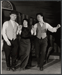 Marguerite Piazza and unidentified others in the stage production Happy as Larry