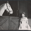 Moe (horse) and Ethel Merman in the stage production Happy Hunting