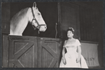 Moe (horse) and Ethel Merman in the stage production Happy Hunting