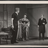 Fernando Lamas, Ethel Merman, and unidentified actor in the stage production Happy Hunting