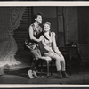 Ethel Merman and Virginia Gilbore in the stage production Happy Hunting