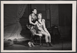 Ethel Merman and Virginia Gilbore in the stage production Happy Hunting