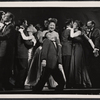 Ethel Merman, Gordon Polk, and company in the stage production Happy Hunting