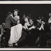 Ethel Merman and company in the stage production Happy Hunting