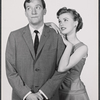 Gordon Polk and Virginia Gilmore in publicity for the stage production Happy Hunting