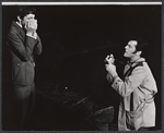 Mike Rupert and Robert Goulet in the stage production The Happy Time
