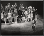 David Wayne (bowing) and company during curtain call for the stage production The Happy Time
