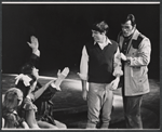 Mike Rupert and Robert Goulet in the stage production The Happy Time