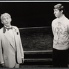 David Wayne and Mike Rupert in the stage production The Happy Time.