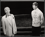 David Wayne and Mike Rupert in the stage production The Happy Time.