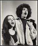 Gini Eastwood and John Twomey in the stage production Hard Job Being God