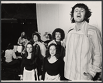 Roy Bittan, Harry Rumpf, Pete Gries, Stu Freeman, Gini Eastwood, Steve Merola, John Twomey, Anne Sarofeen, and Tom Martel in the stage production Hard Job Being God