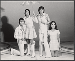 Jack Blackton, Sharron Miller, Danny Guerrero, and Elaine Petricoff in the stage production Hark!