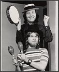 Marvin Solley and Dan Goggin in the stage production Hark!