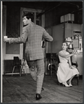 Anthony Perkins and Rochelle Oliver in the stage production Harold