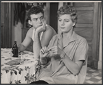 Anthony Franciosa and Shelley Winters in the stage production A Hatful of Rain