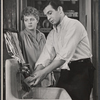 Shelley Winters and Ben Gazzara in the stage production A Hatful of Rain
