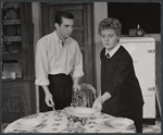 Ben Gazzara and Shelley Winters in the stage production A Hatful of Rain
