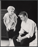 Vivian Blaine and Steve McQueen in the stage production A Hatful of Rain
