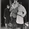 Steve McQueen, Paul E. Richards, Henry Silva and unidentified in the stage production A Hatful of Rain