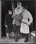 Steve McQueen, Paul E. Richards, Henry Silva and unidentified in the stage production A Hatful of Rain