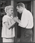 Vivian Blaine and Steve McQueen in the stage production A Hatful of Rain