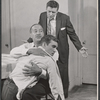 Frank Silvera, Harry Guardino and unidentified in the stage production A Hatful of Rain