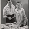 Vivian Blaine and unidentified in the stage production A Hatful of Rain