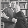 Simon Oakland and Michael Gorrin in the stage production Have I Got a Girl for You!