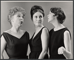 Sally Gracie, Katherine Balfour, and Myra Carter in the stage production Helen