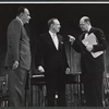 Royal Beal, Paul Hartman, and John McGiver in the stage production Drink to Me Only