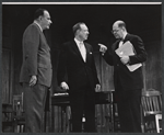 Royal Beal, Paul Hartman, and John McGiver in the stage production Drink to Me Only