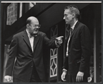 John McGiver and Tom Poston in the stage production Drink to Me Only