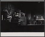 Paul Hartman, Tom Poston [center] and ensemble in the stage production Drink to Me Only