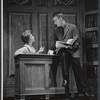 Georgann Johnson and Tom Poston in the stage production Drink to Me Only