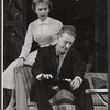 Georgann Johnson and Tom Poston in the stage production Drink to Me Only