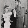 Jan Farrand and Hurd Hatfield in the stage production The Duchess of Malfi