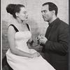 Jacqueline Brookes and Pernell Roberts in the stage production The Duchess of Malfi