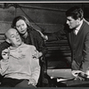 Alec Guiness, Kate Reid and Peter Glenville in rehearsal for the stage production Dylan